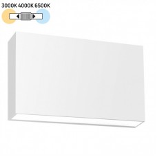 Φωτιστικό Διπλής Κατεύθυνσης LED 12W 230V 960lm CCT Polycarbonate Λευκό IP65 9-91208